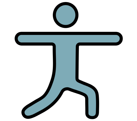 ヨガマットでの リハビリ運動